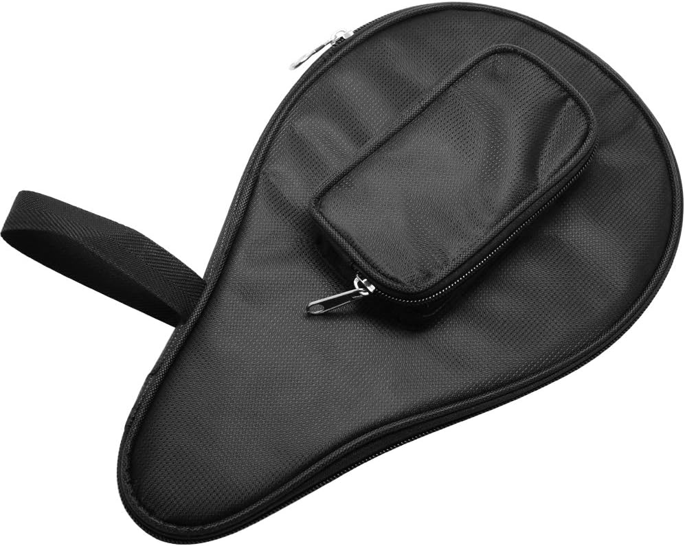 SelfTek Table Tennis Racket Cover, Ping Pong Paddle Case, Table Tennis Paddle Case Bat Bag with Balls Pouch