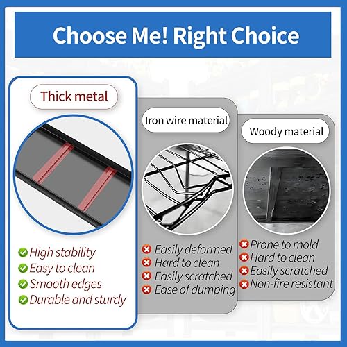 Miniatura 7 de Estantería de garaje de 3800 libras, estantes de almacenamiento de metal ajustables de 5 niveles, estantes de almacenamiento de garaje, resistentes