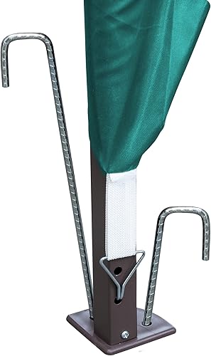 Miniatura 8 de Gazebo desplegable de 11 x 11 pies para patios, carpa con paredes laterales, carpa para exteriores con mosquitera, toldo desplegable para refugio de