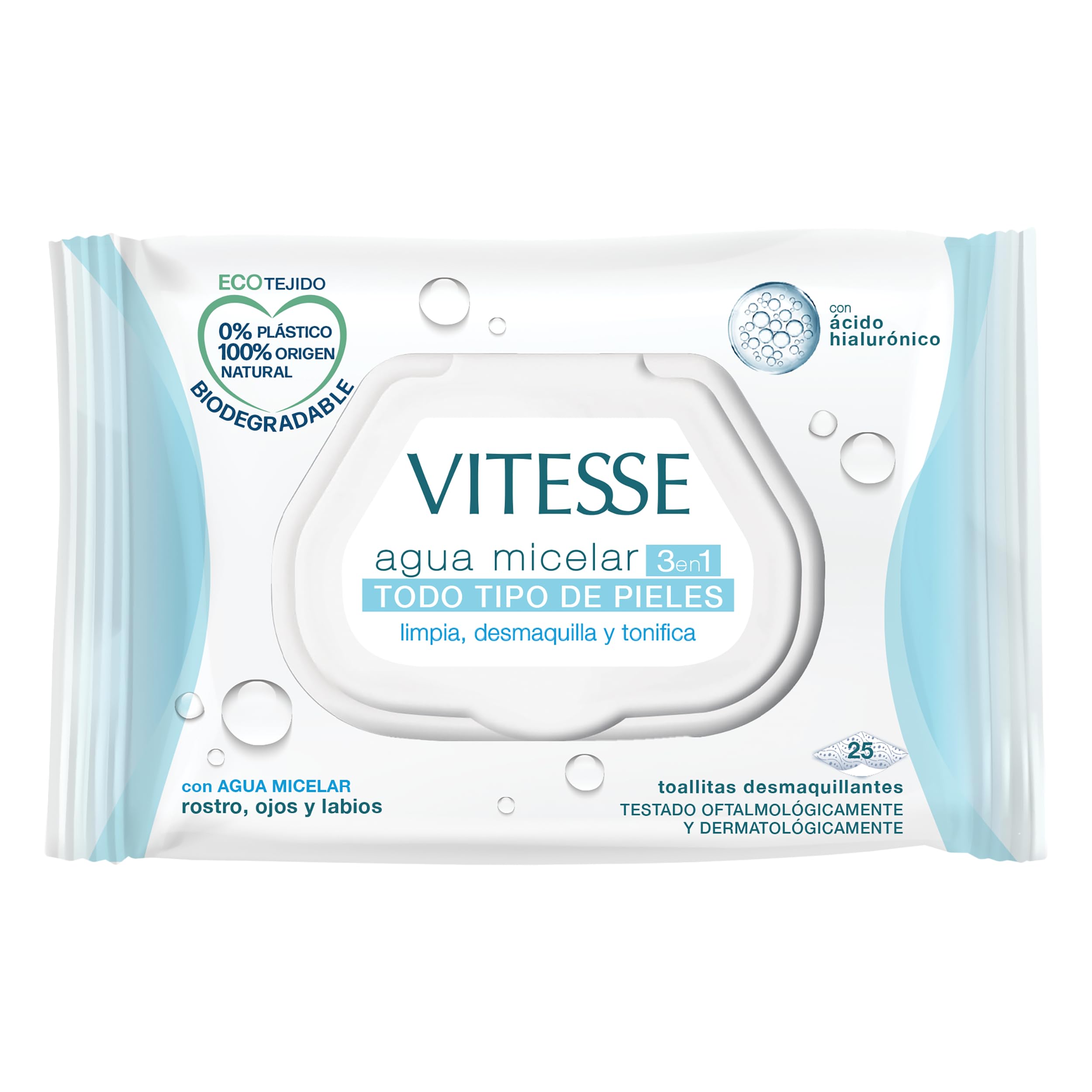 Vitesse Micellar Cleansing Wipes 25 Einheiten