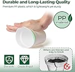 T4U 4 Inch Plant Pots 8 Pack, Plastic Planters with Drainage and Saucers for Gardening Enthusiasts, Flower Pots Indoor for Succulents, Herb and African Violet(White) | Succulent cactus herbs, Windowsill seedling starters, Desk office shelf, Mini comp