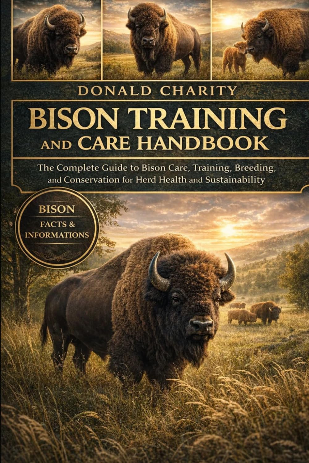 BISON TRAINING AND CARE HANDBOOK: The Complete Guide to Bison Care, Training, Breeding, and Conservation for Herd Health and Sustainability.