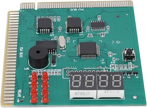 PC Diagnostic Card Dual Post Code Display Standard PCI ISA Port for Computer Motherboard Repair Professional Repair