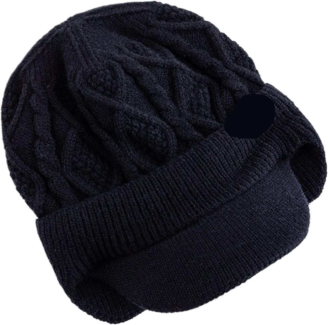Unisex Winter Hat Plush Fur Lined Warm Earflap Cap Soft Outdoor Thick Ski Sports Knitted for Winter Warmth