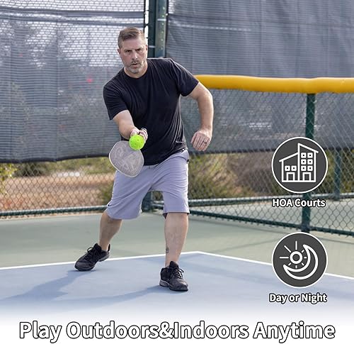 Miniatura 5 de MYKUJA Bolas de pickleball de espuma, bolas de espuma silenciosas para práctica de tenis y pickleball, bolas silenciosas para reducir el ruido,