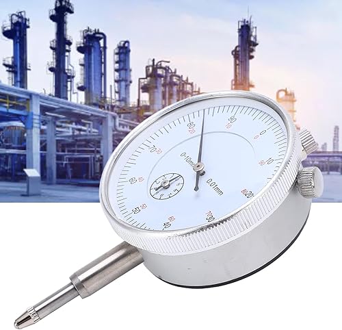 Miniatura 4 de Indicador de dial, indicador de prueba de dial mecánico, puntero de alta precisión, calibre de dial para medición de instrumentos (0.000-0.394 in)
