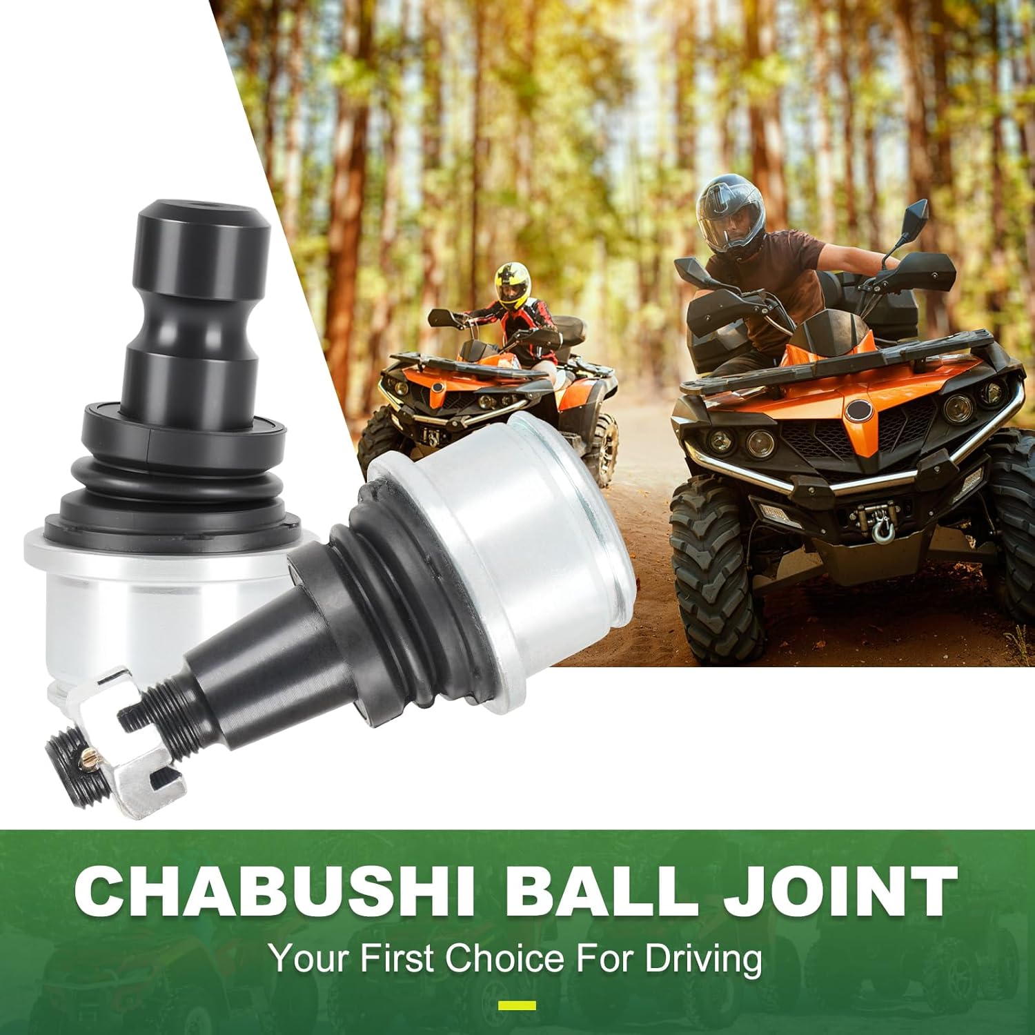 Upper Lower Ball Joints for Can Am Commander 1000 1000R, Outlander 650 800R, for Maverick X3 Replaces 706202044 706202045-4PCS