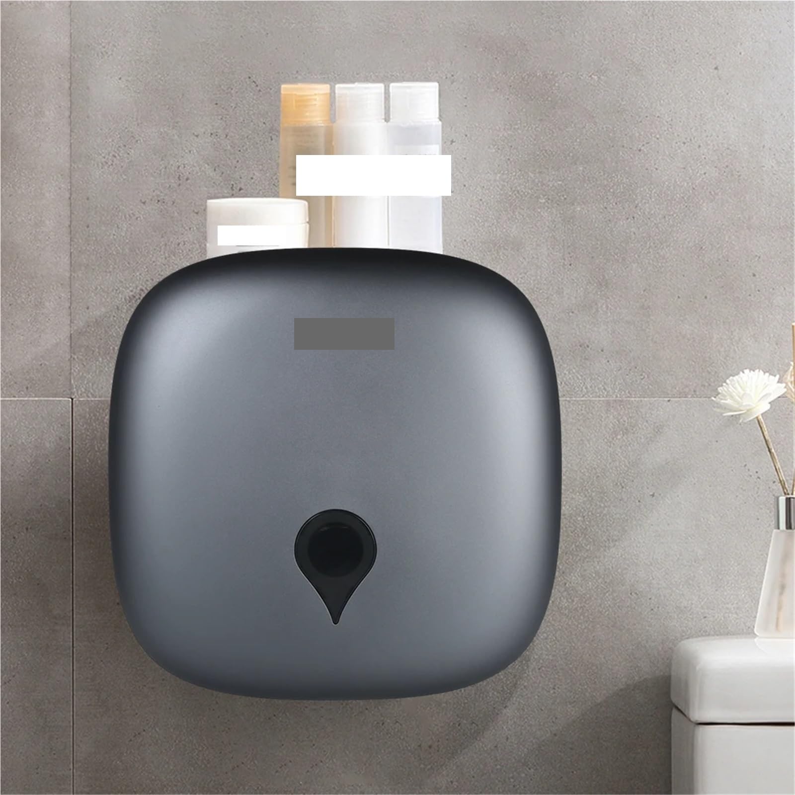 Portafazzoletti da Parete Porta Dispenser di Carta igienica Impermeabile for Dispenser di fazzoletti Jumbo Singolo Montato a Parete for la casa del Ristorante dell'hotel