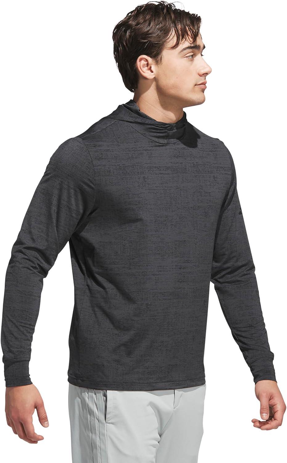 adidas Men's PERF PRT HOODIE Black/Carbon/L US - Image 2