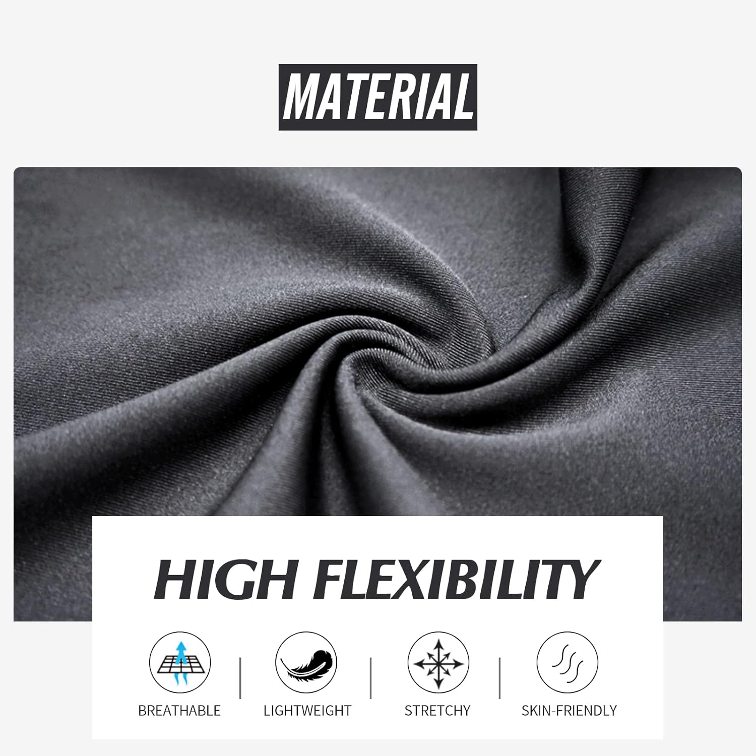 SS COLOR FISH 3 Pack 3/4 Men's Compression Pants Athletic Baselayer Workout Sports Running Legging Running Tights for Men - Image 5