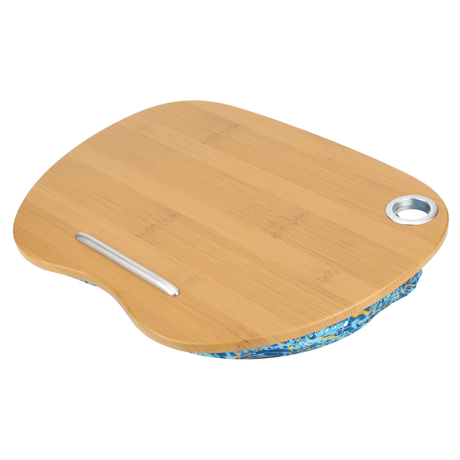 Mesa para Computadora Portátil con Cojín, Soporte para Computadora Portátil, Escritorio de MDF para Regazo, 15,7 X 11,2 X 3,5 Pulgadas, para Cama, sofá, Oficina, Usuarios de Viajes, Se Adapta