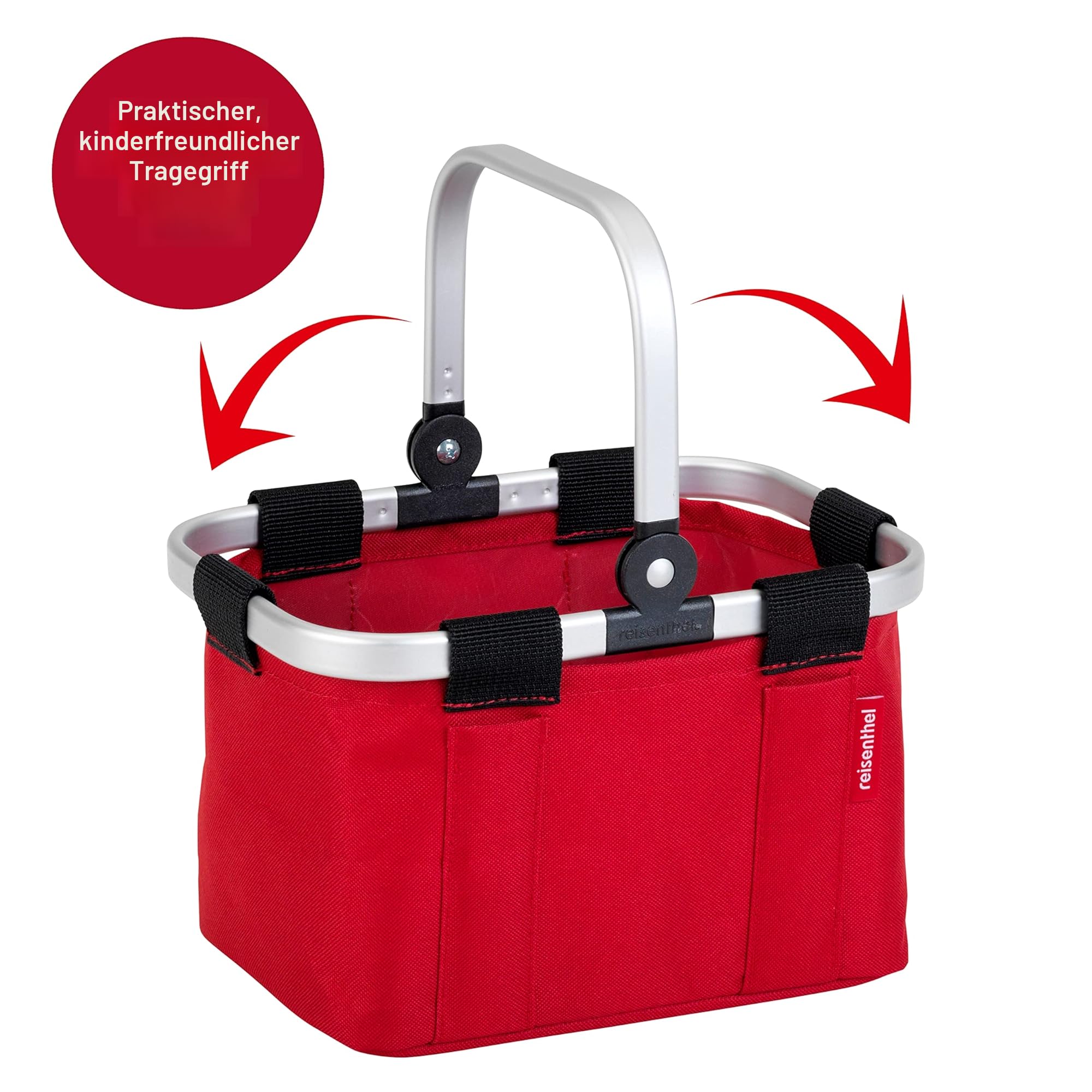 Theo Klein 9619 Reisenthel - Einkaufskorb Carrybag Mini I Korb mit Zubehörboxen für den Shop I Spielzeug für Kinder ab 3 Jahren