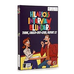 Hilarious Interview Blunders, Funny Game for Adults, Game Nights, Travel Games, Board Games, Card Games for Adults, Party Games, Funny Games, Board Games for Family Night