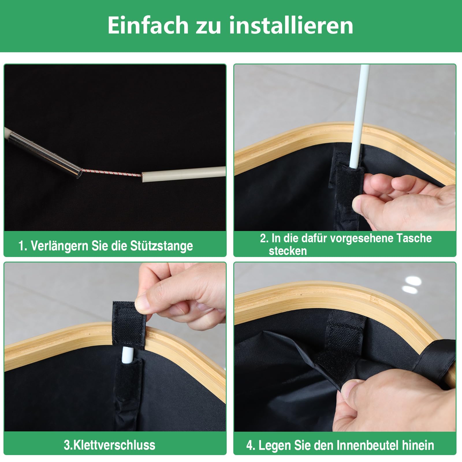 Collecteur de Bouteilles consignées 140L avec 2 Compartiments et Couvercle, Conteneur Pliable XXL avec 4 Sacs de Transport Amovibles, Idéal pour Le Stockage Efficace des Bouteilles vides