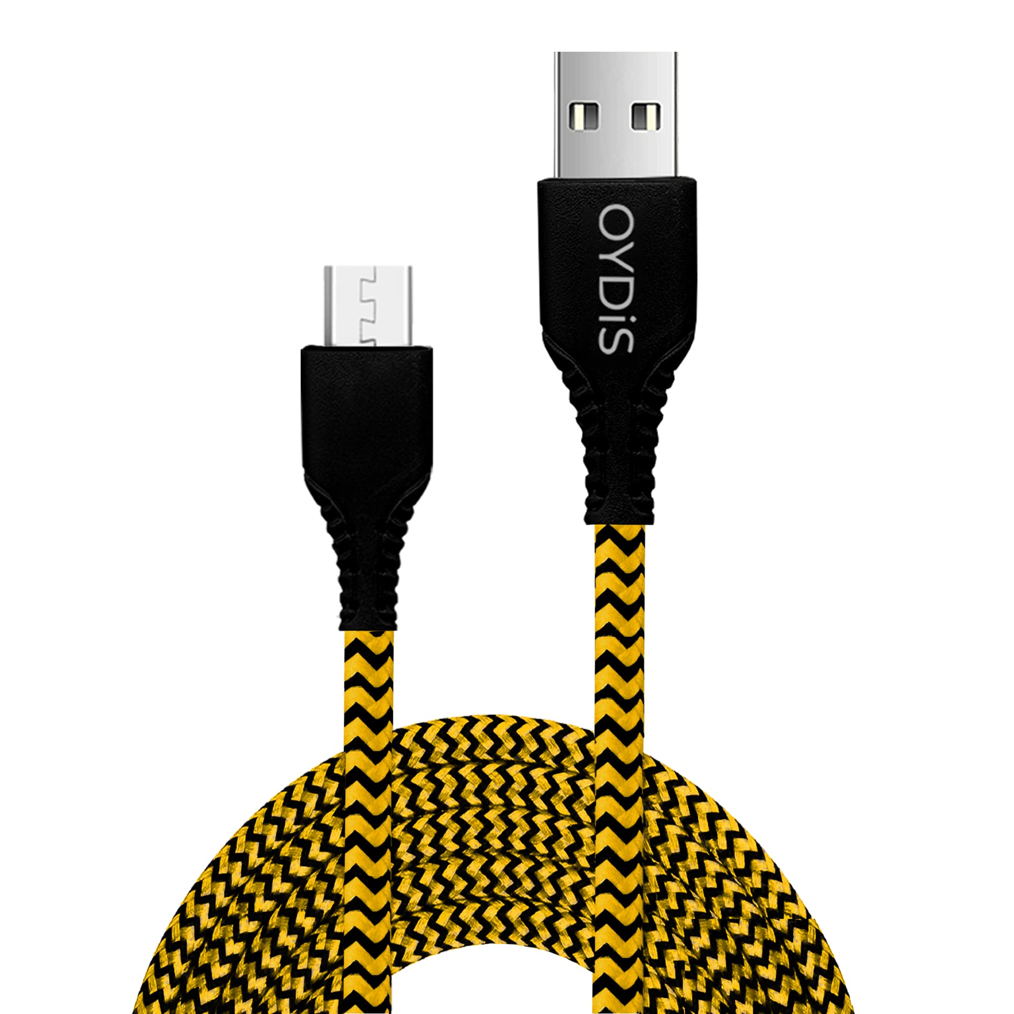 Digiway OYDiS Braided 1M USB to Micro USB 3A Fast Charging Cable Compatible with Android Phones/Tablets, Data Transfer Speed Data Cable (Gold & Black) (B0CF5LDLN6) Amazon Price History, Amazon Price Tracker