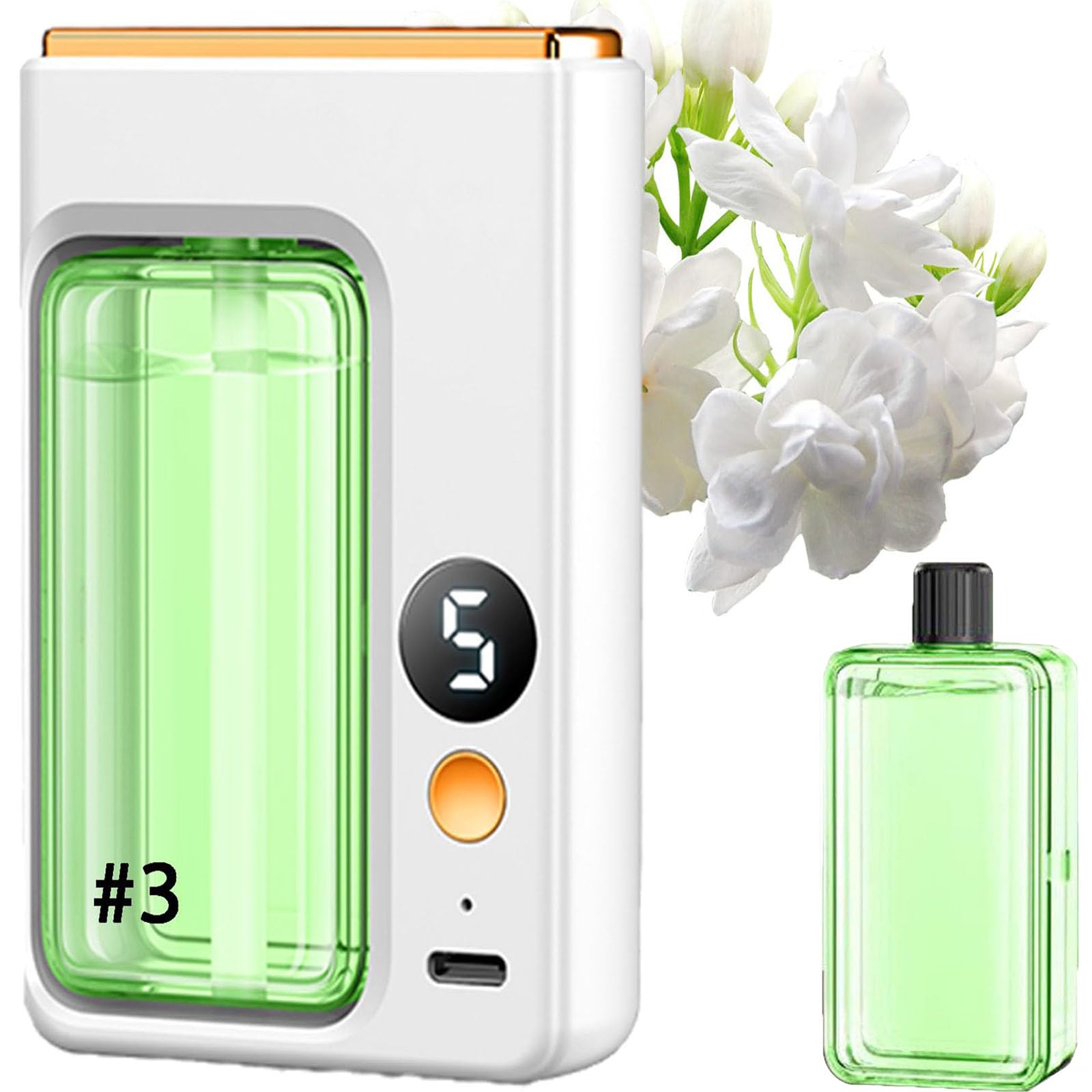 Auto Aromatherapie Diffuser, Automatischer Aroma Diffuser, Aromatherapie Maschine Ätherisches Öl Diffusor, Mini Automatisches Spray Set, Kleine Auto Aromatherapie Maschine (#3)