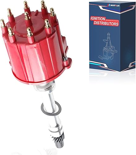 MOSTPLUS Distribuidor de encendido con tapa y rotor compatible con 606-02302 606-02257 1103838 1103698 Chevy GMC CK camioneta Camaro 50L 57L 74L