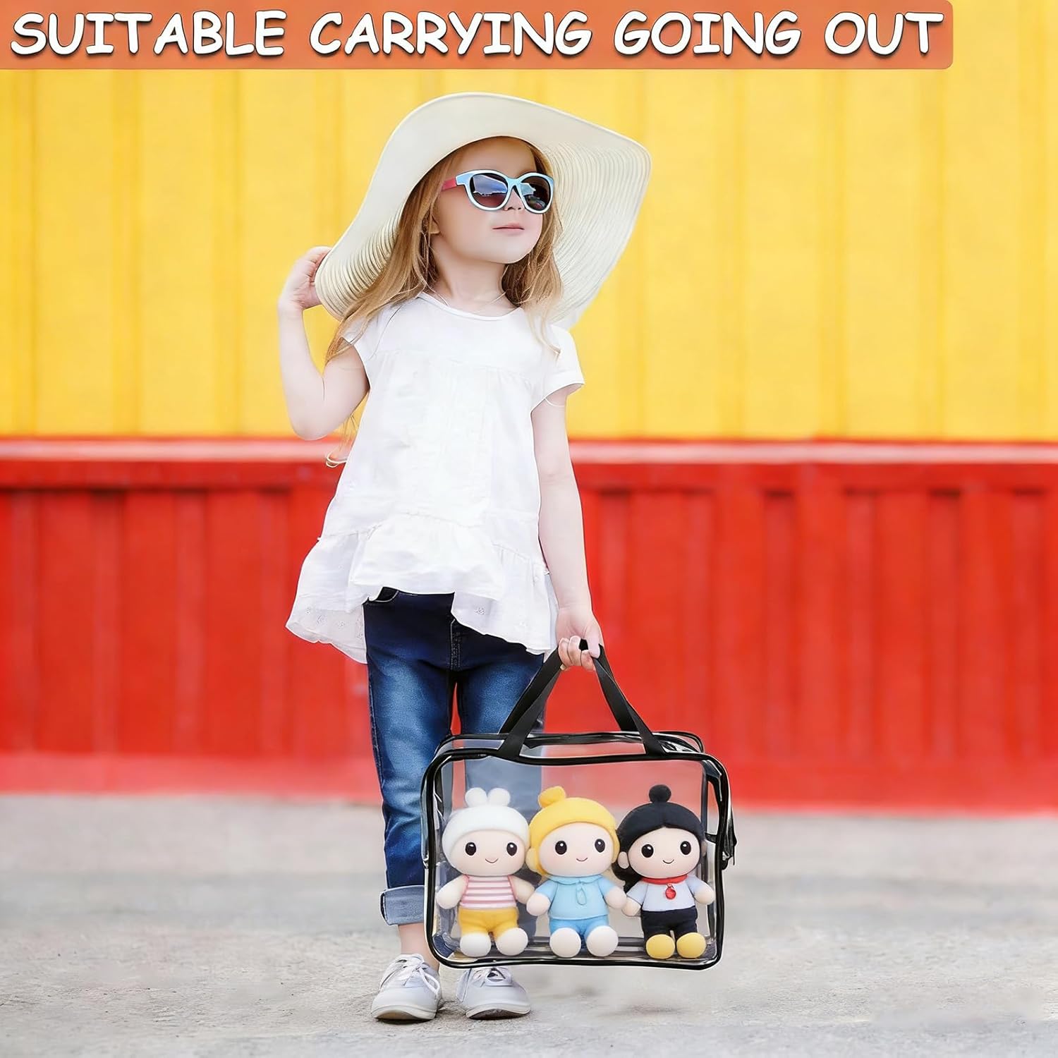 Toy Storage Box, Zipper Organizer, 30x22x10cm, Puzzle Storage Bags, Book Pouch Case, Large Capacity Set, For Preschool, Kindergarten, Playroom