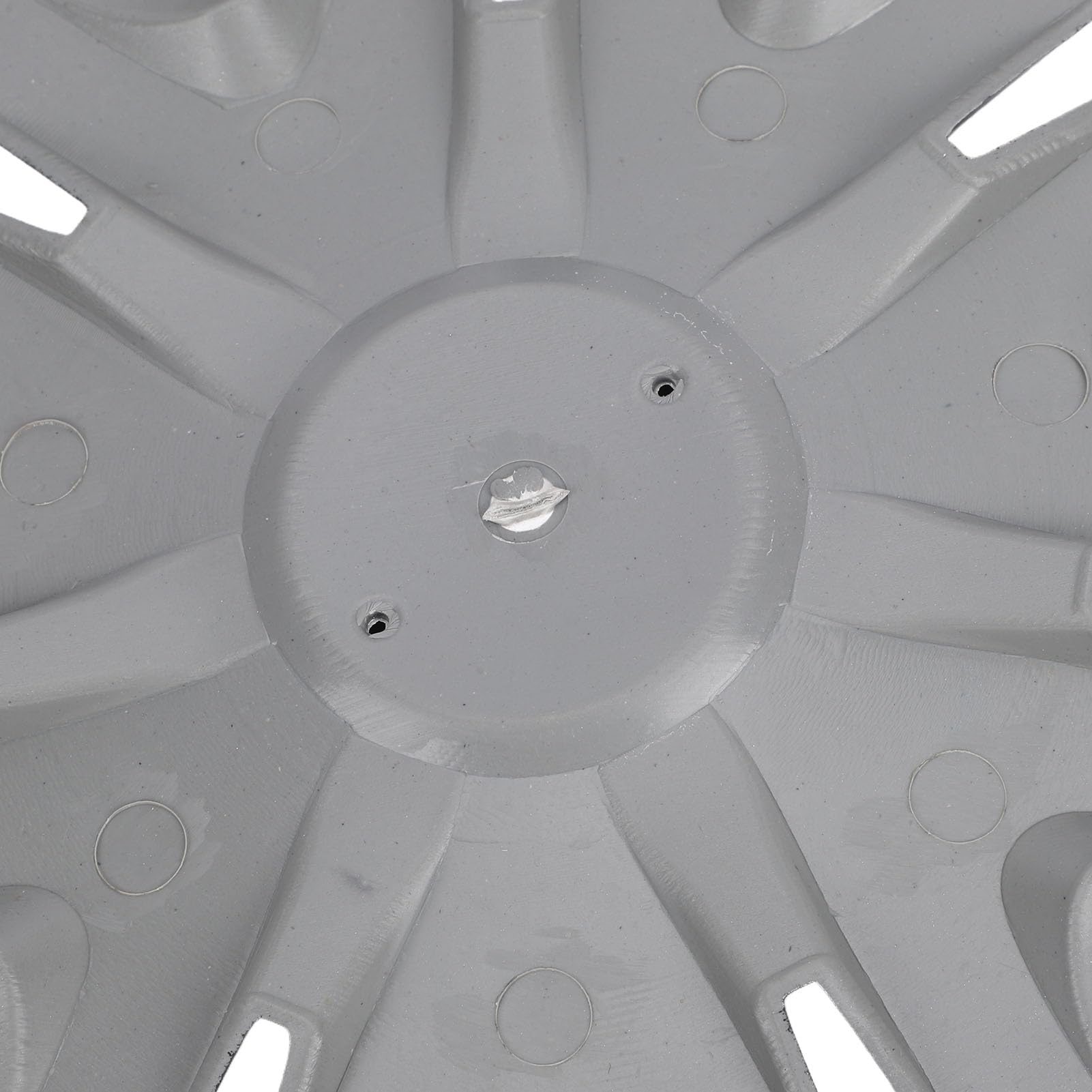 Ausla Copricerchi da 15 Pollici, 4 Pezzi, Coperture per Cerchioni R15 in ABS con, Set Universale di Coprimozzi per Auto, Camion e SUV, Argento e Nero