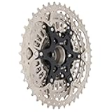 Dilwe Freewheel Cassette, Ultra Light 11 Speed Cassette Mountain Freewheel 9‑42T Compatible for XD