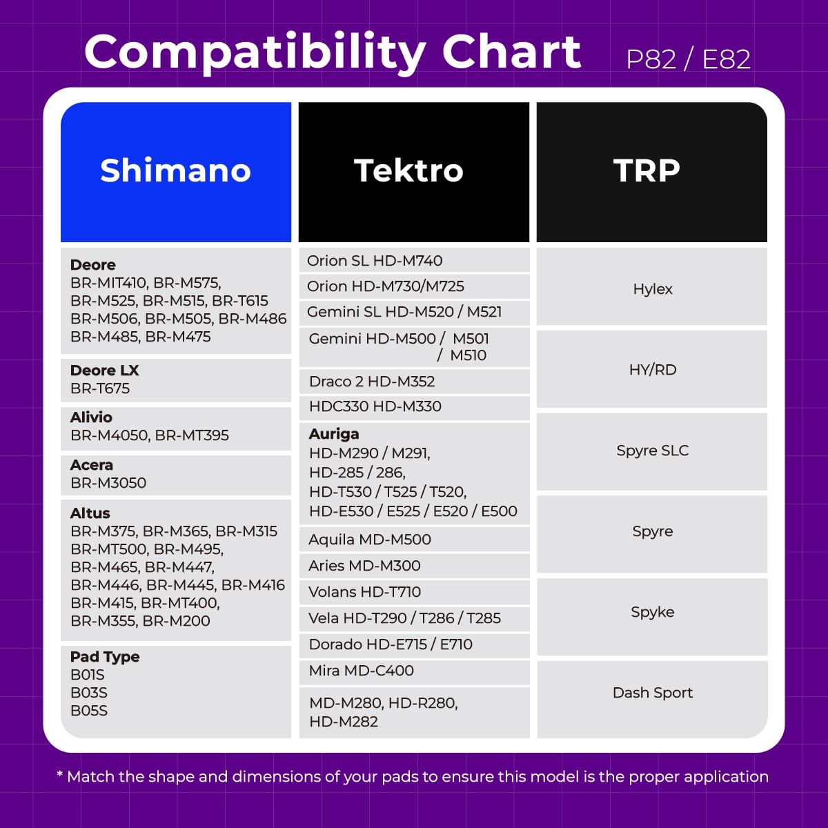 Bike Disc Brake Pads Compatible With Replacement For Shimano Deore