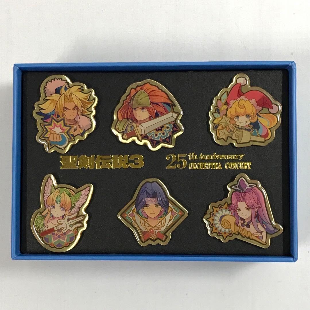 7450 聖剣伝説3 25th コンサート 開催記念 ピンバッジ 聖剣伝説3 25th