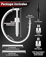 Vista 3 de Bomba de fluido para botellas de cuarto de galón estándar, bomba de 8 cc por carrera, aceite de engranaje de transferencia, líquido diferencial