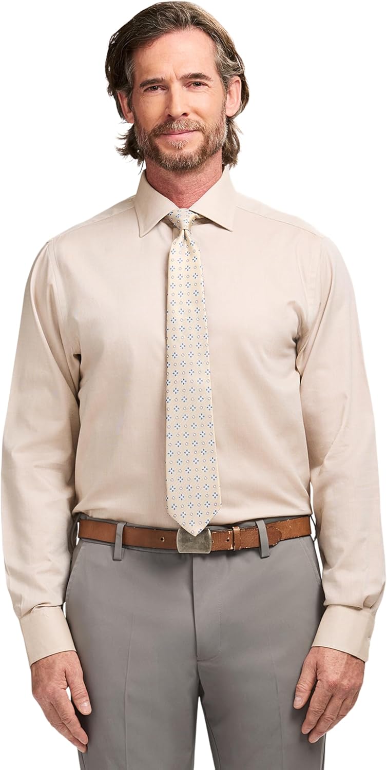 IZOD Mens Luxury Classics Royal Texture Long Sleeve Button Down Shirt