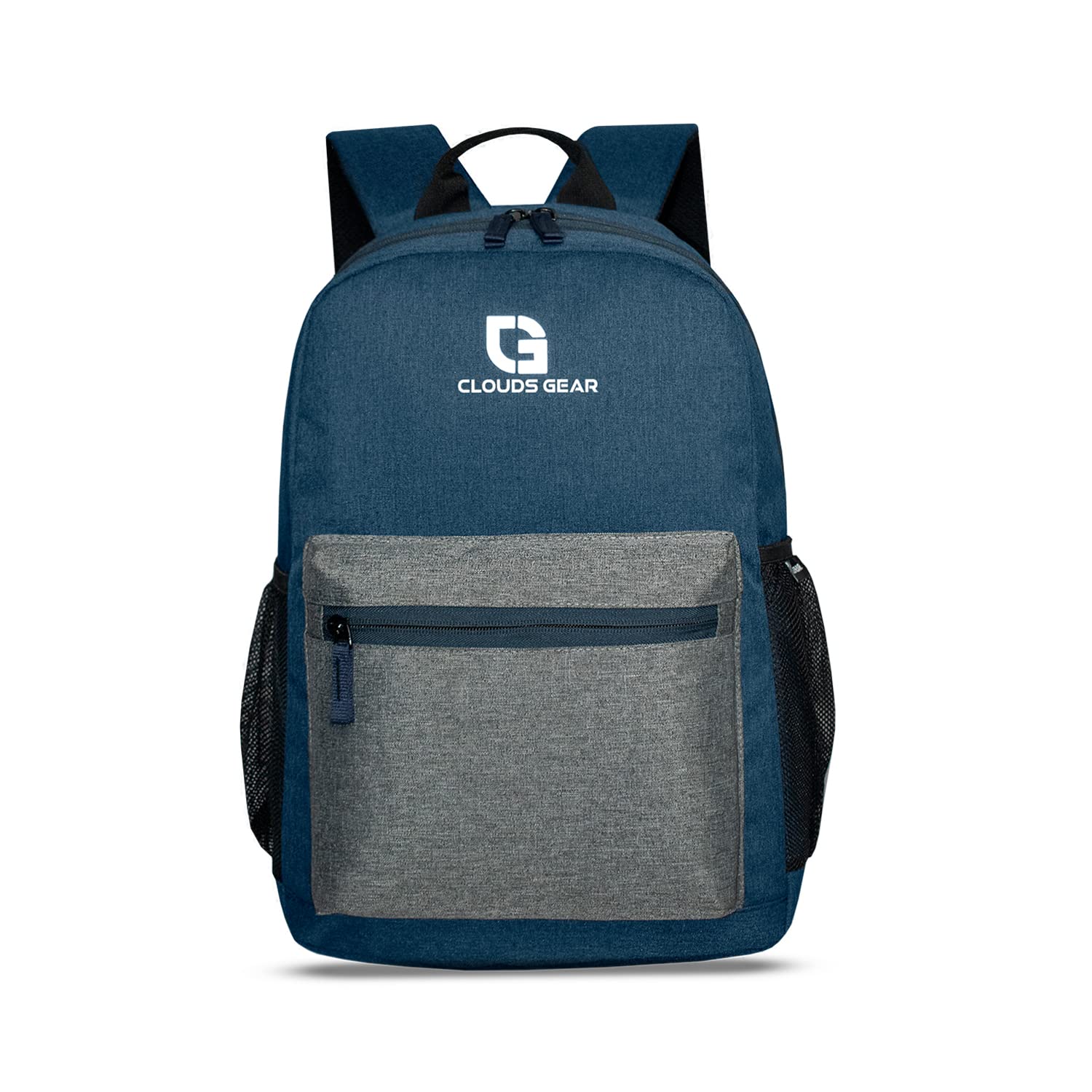CLOUDS GEAR COOLING MILANJH BACKPACK 24 LT Large Laptop Backpack With 1 Compartments Polyester Trendy Waterproof School Backpack (BLUE Grey) (B09RVSKFL2) Amazon Price History, Amazon Price Tracker