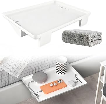 Bedside Shelf, Bunk Bed & Top Bunk, College Dorm Room Essentials, Clip On Nightstand, Bed Side Table Tray Organizer, Room Decor, College Dorm Essentials