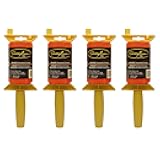 Stringliner 25159 Pro Mason’s Line Reels – 1/4 Lb. 250′. Stringliner® PRO BRAIDED FL ORANGE 250'. (4 Pack)