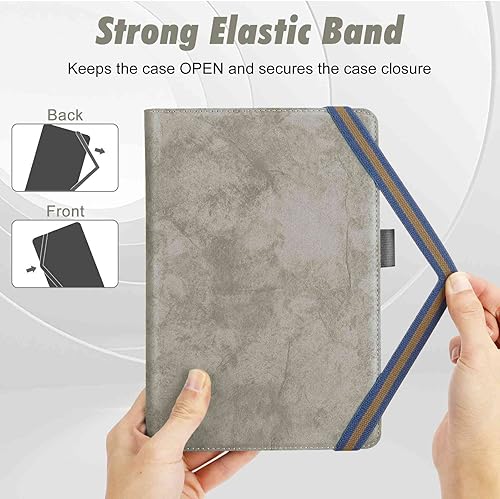 Miniatura 11 de UrbanX Funda universal para tablet de 7 a 8 pulgadas, funda protectora para tableta Huawei Mate X con pantalla táctil, con banda de fijación Negro