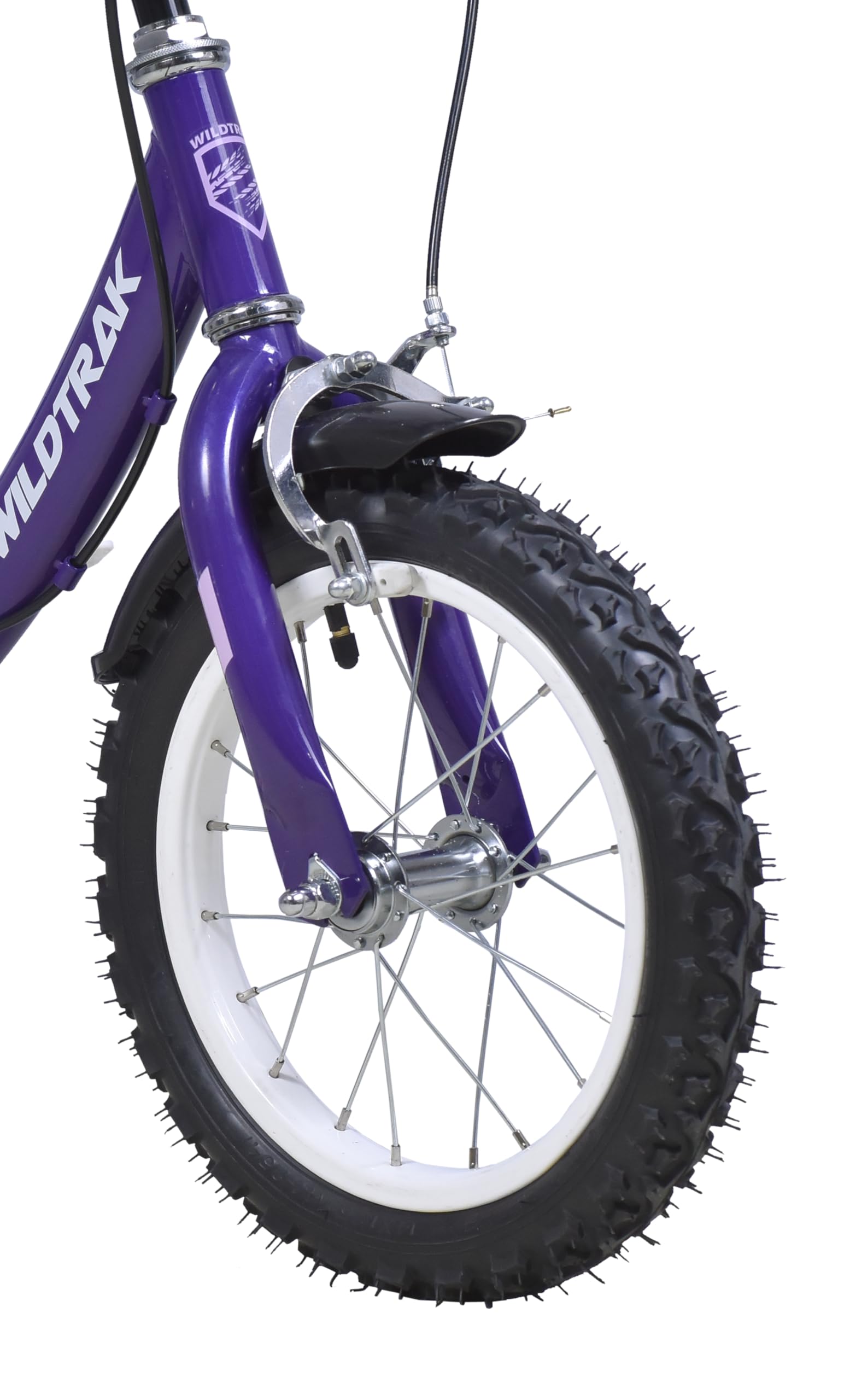 Wildtrak - 14 Zoll Fahrrad für Kinder von 3-5 Jahren mit Stützrädern – Lila, Lilac