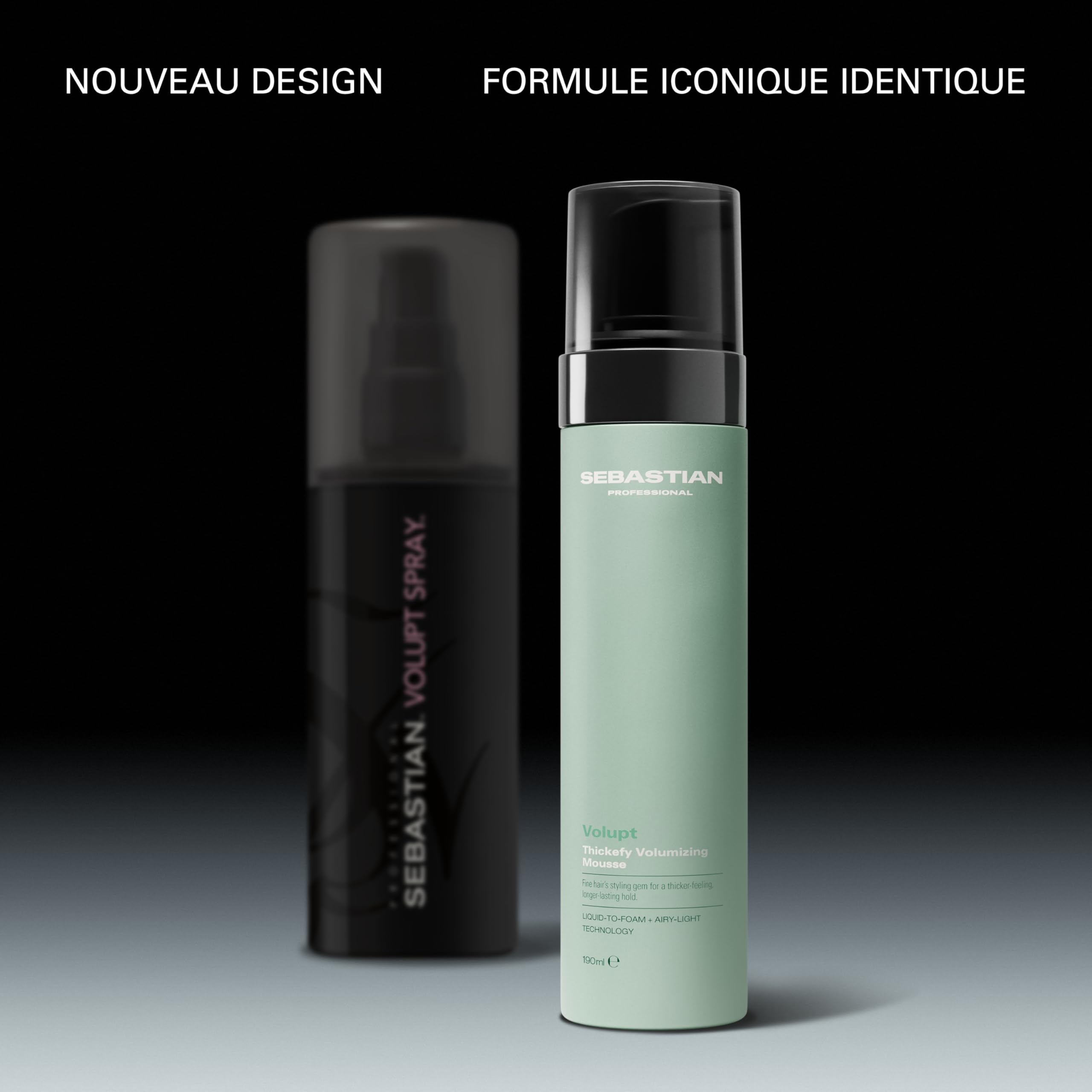 Sebastian Professional Volupt – Gel coiffant spray volumateur, apporte texture, tenue et volume aérien sans effet carton