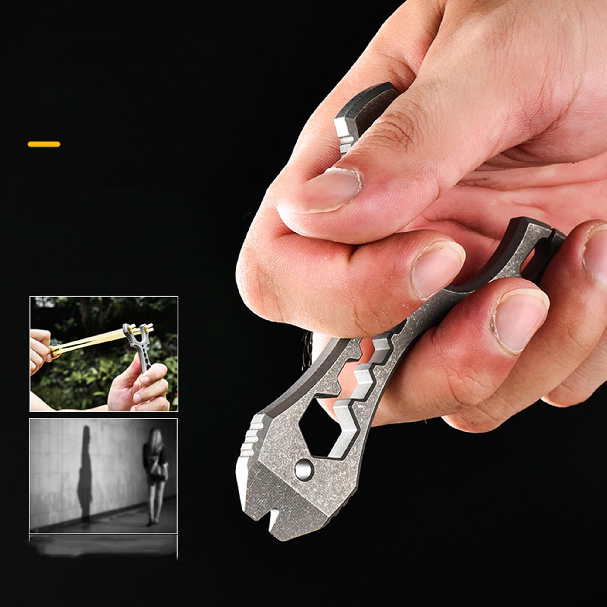 WANERSEN Titanium EDC Tool Portable Multifunctional Tool Hexagonal