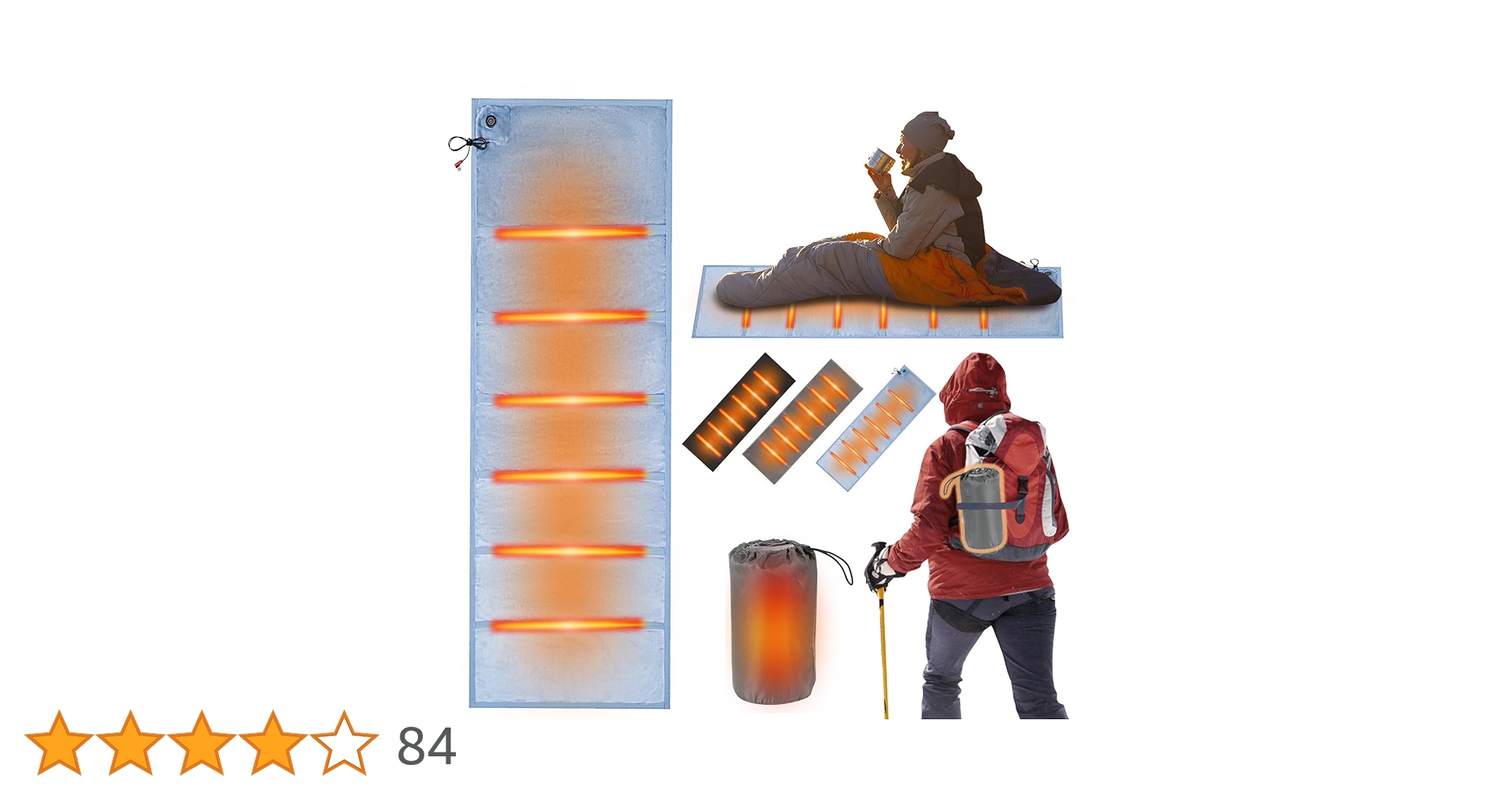 Amazon.co.jp: Moon-Valley 寝袋用発熱パッド 電熱パッド 日本製