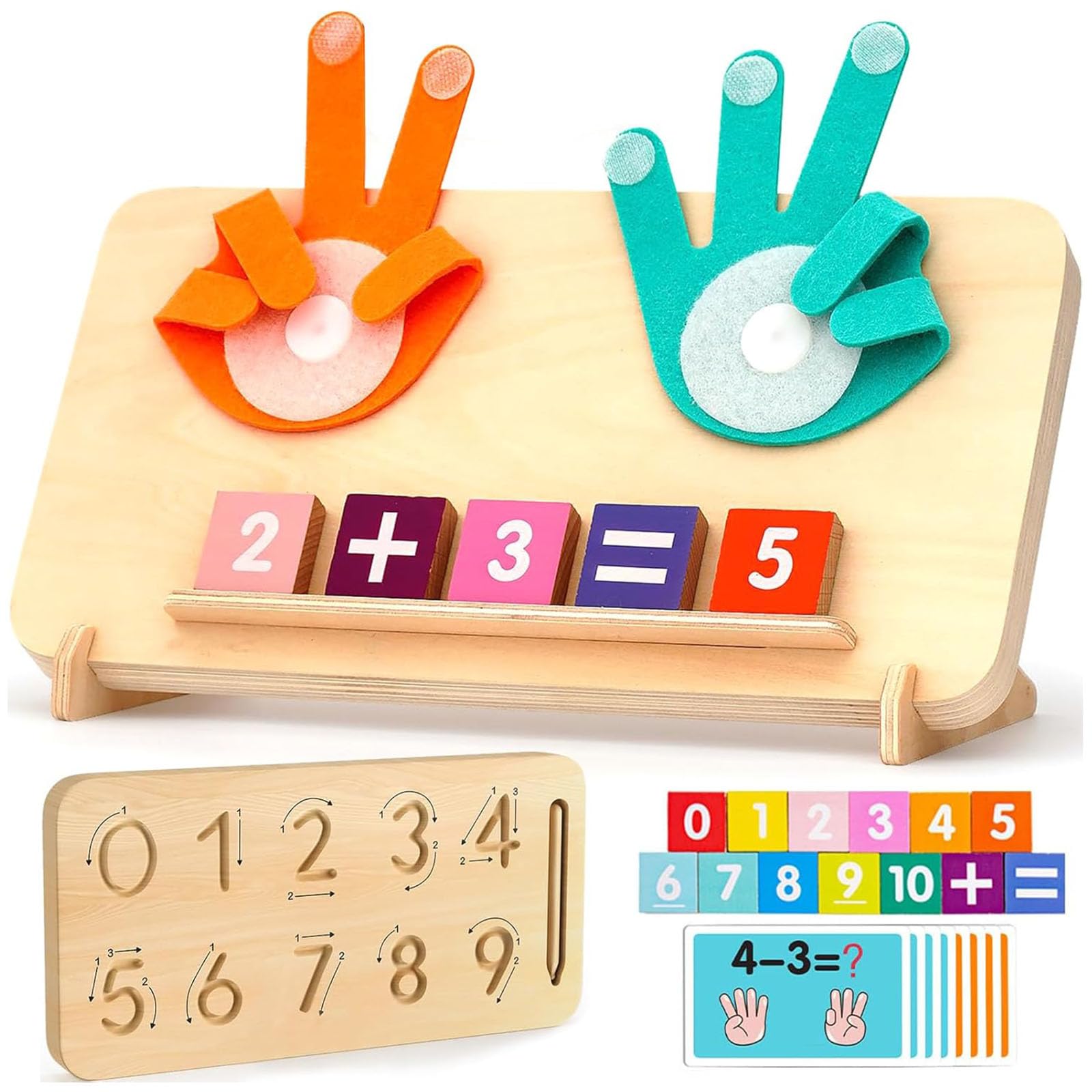 Montessori Giocattolo Educativo a Partire da 4 5 6 Anni, Giochi Montessori | Giochi Educativi per Imparare i Numeri a partire da 4 5 anni, Giocattolo Educativo Matematico di Valore Pedagogico