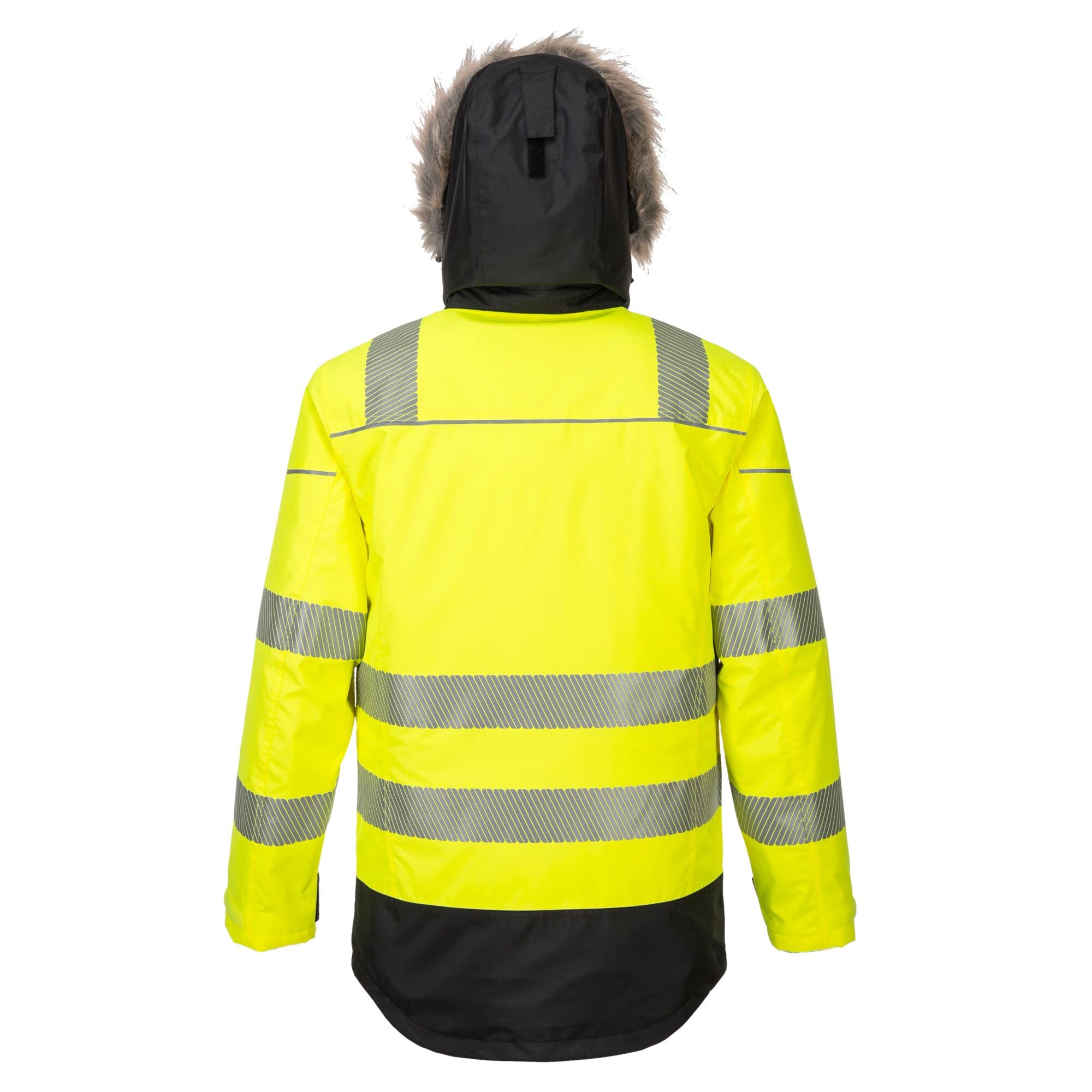 Portwest - Parka de Travail chaude pour l'hiver PW3 HV 5XL Jaune/Noir