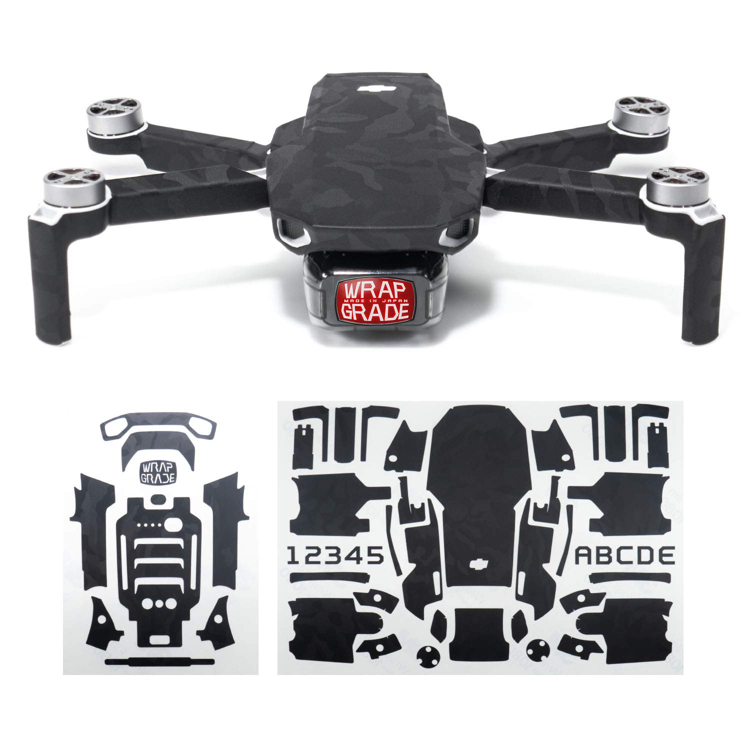 Wrapgrade Skin Compatible con dji Mavic Mini (Army Green) — view 16