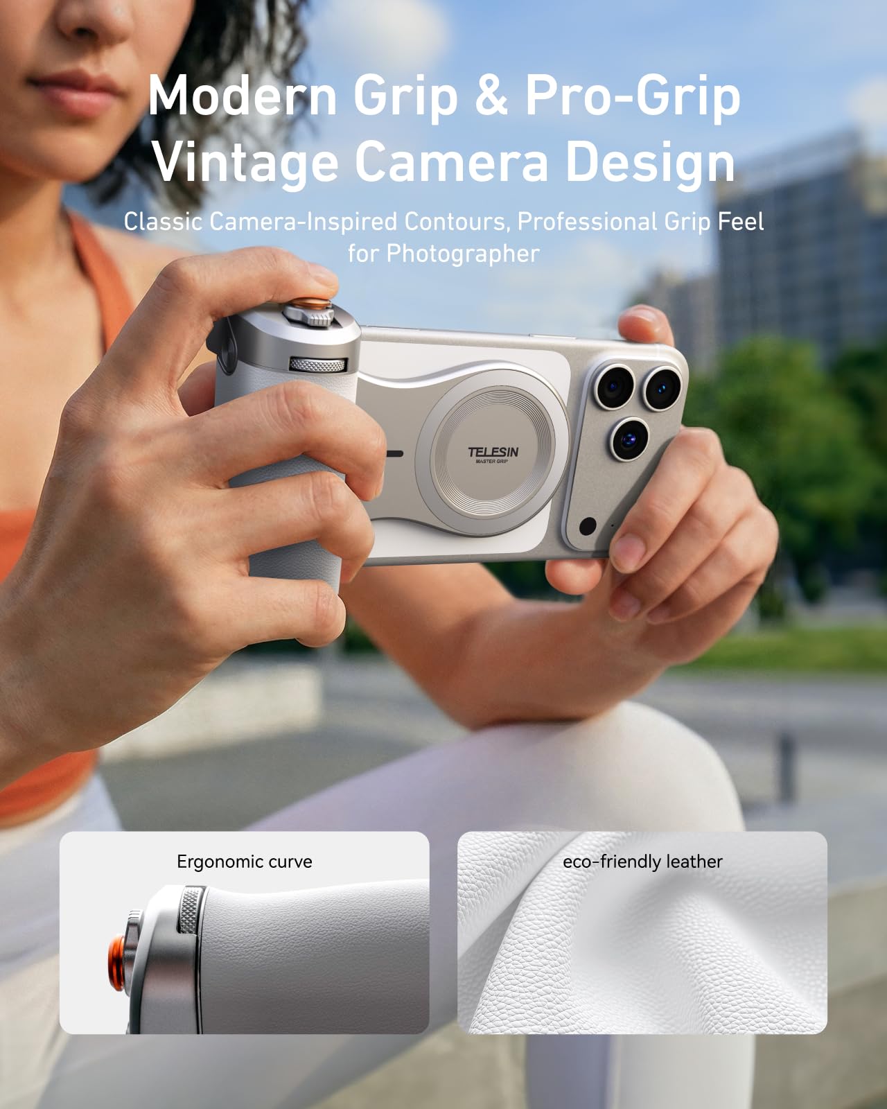 Amazon.com: TELESIN Magnetic Imaging Master Grip, Ergonomic DSLR