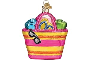Exquisite Old World Charm for Your Christmas Tree: Beach Bag Glass Blown Ornaments