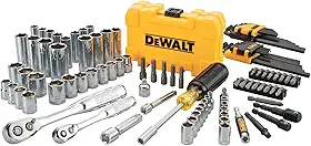 Dewalt Kit De Ferramentas Mecânicas De Dewalt E Conjunto De Soquete, 108 Peças (Dwmt73801)