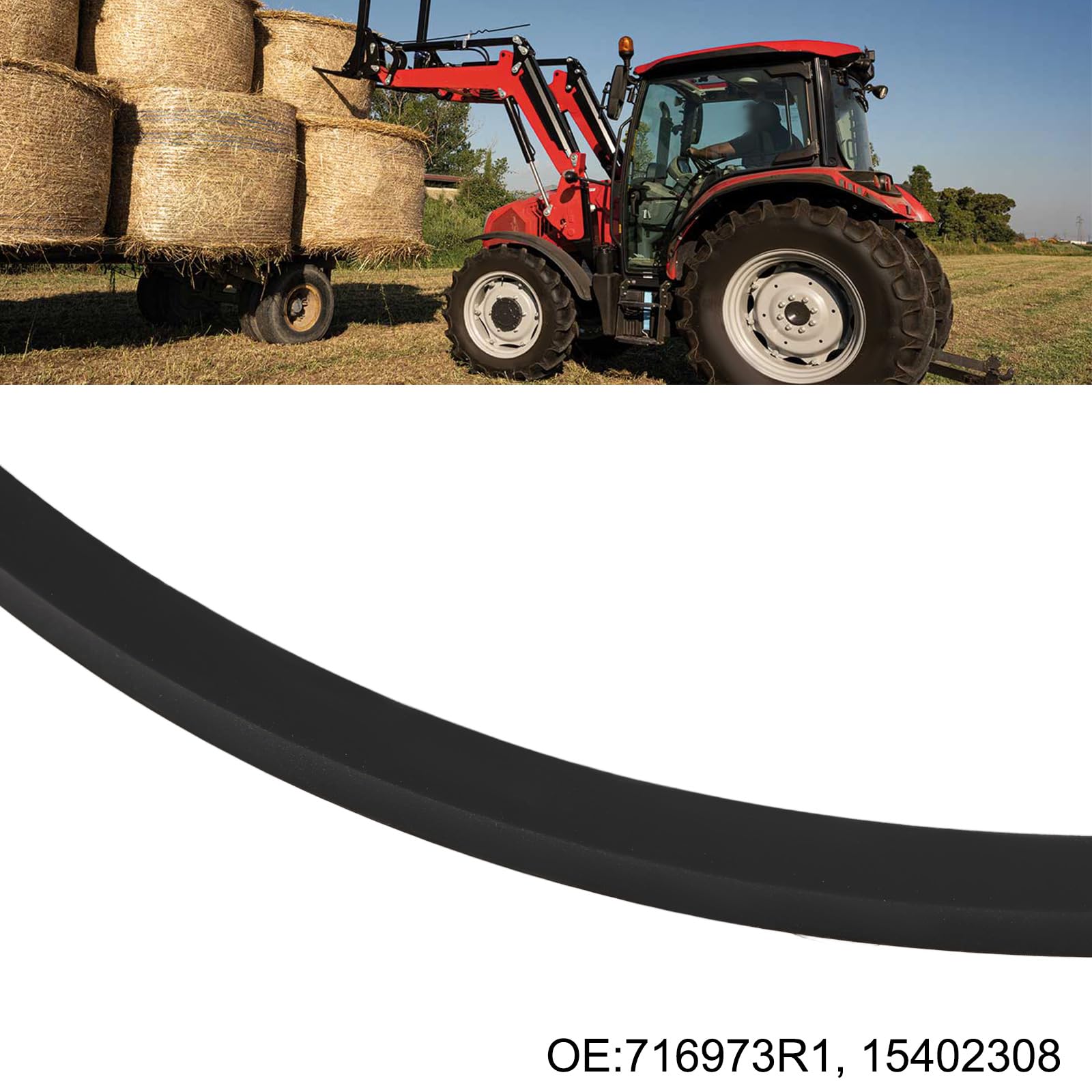 OTOTEC 2 anillos de sellado de filtro de aceite de tractor 716973R1 15402308 de 100 mm compatible con tractor McCormick D-Serie DLD2 DED3 DGD4