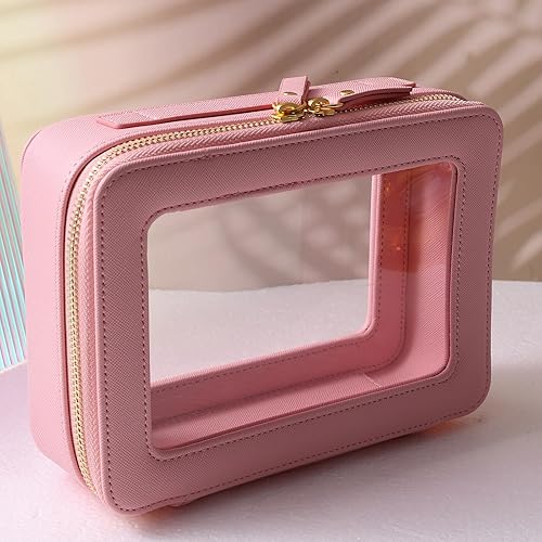 Miniatura 3 de SANHECUN Neceser impermeable organizador de cosméticos con gancho para colgar para viajar