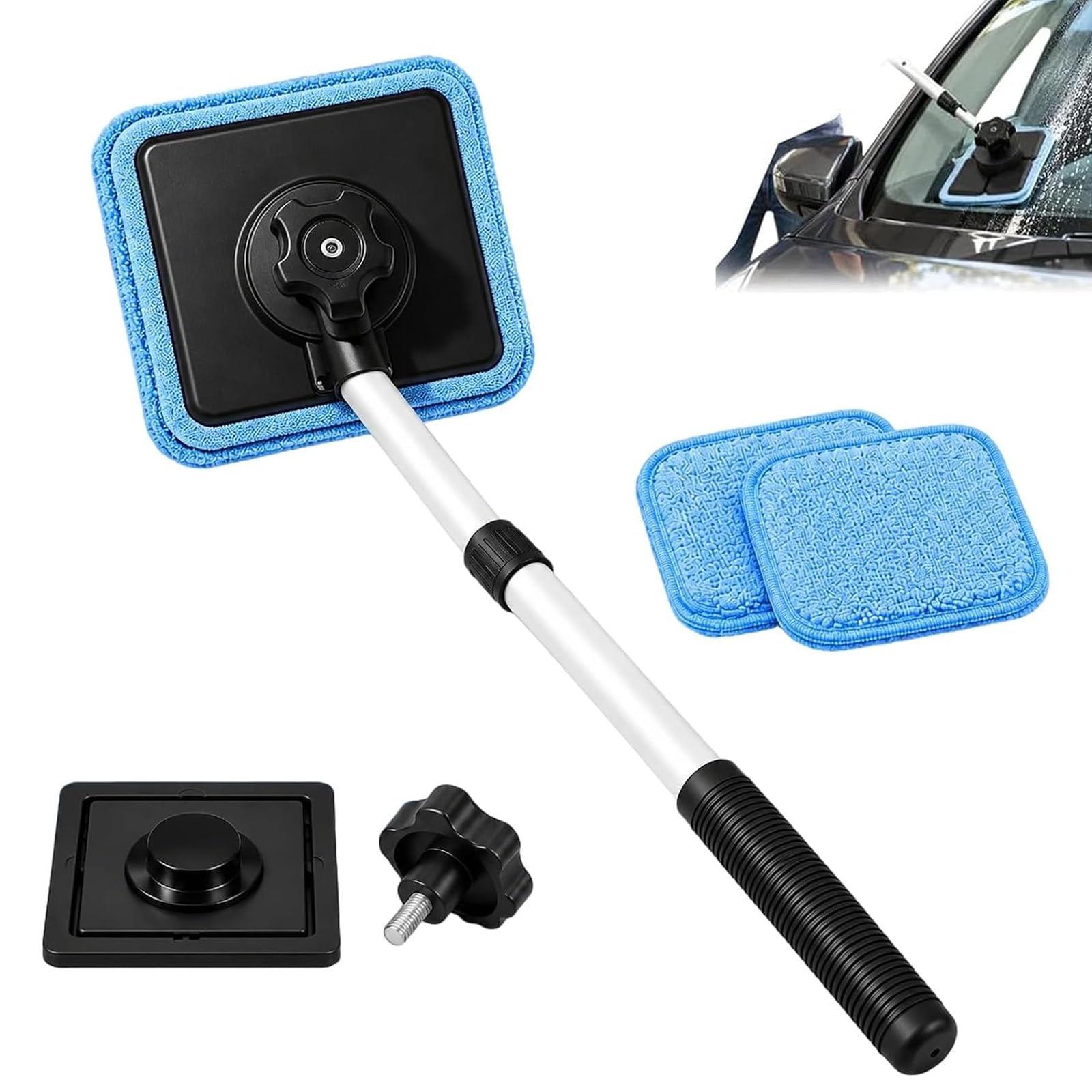 Nettoyeur De Pare-Brise Magnétique Double Face pour Voiture, (1Pcs)