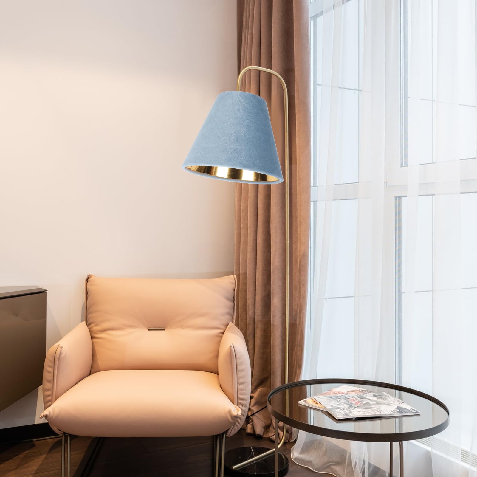 Abat-jour Amovible Jaune Citron Pour Lampe – Format 14x14x13 Cm, Avec Clip, Facile à Installer Sur Lampe De Bureau Ou Pied