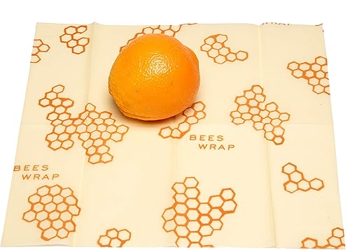 Miniatura 4 de Bee's Wrap - Paquete individual grande - Fabricado en los Estados Unidos con algodón orgánico certificado - Sin plástico y silicona - Envoltura de