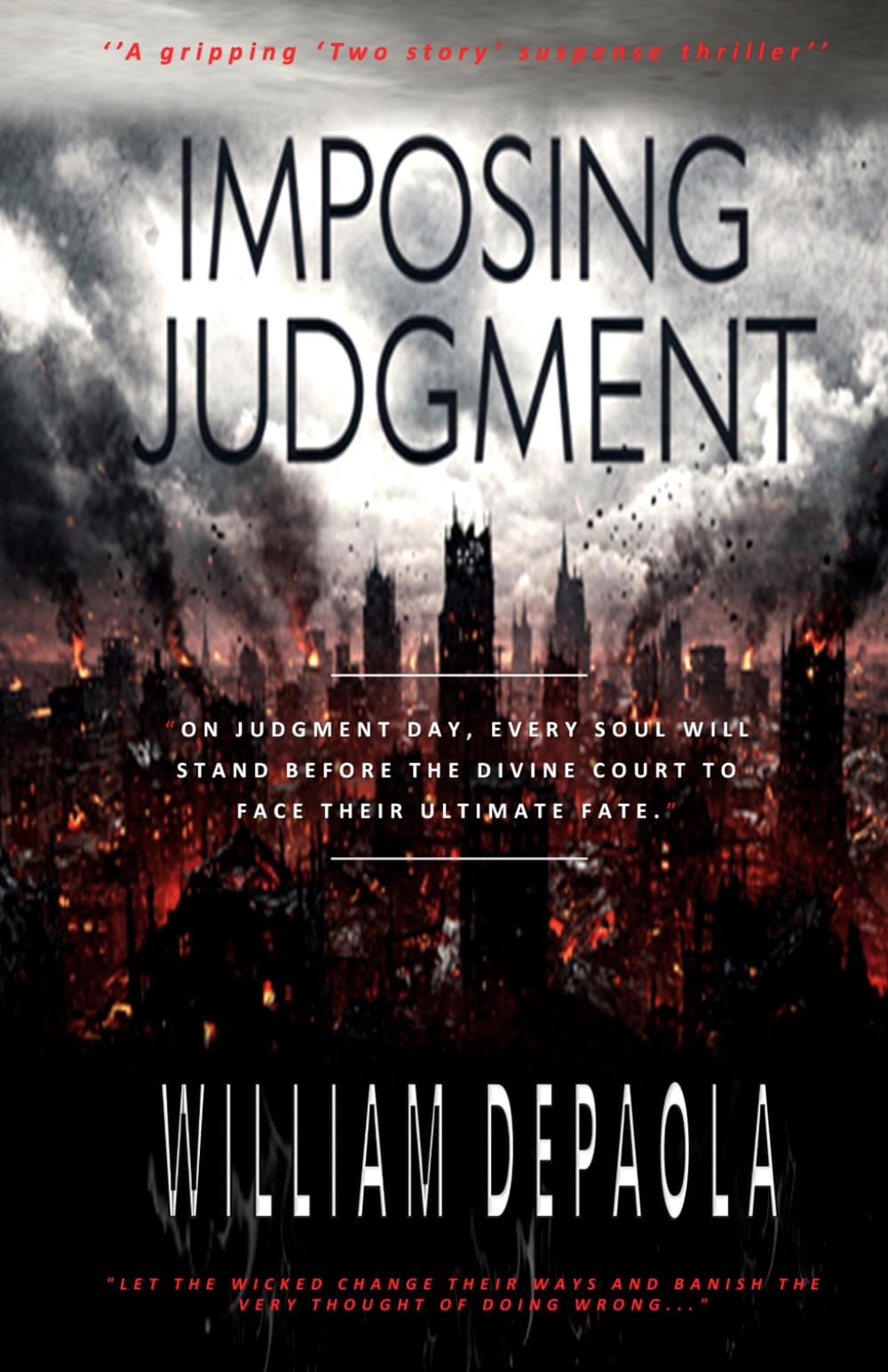 IMPOSING JUDGMENT: “On judgement day, every soul will stand before the divine court to face their ultimate fate...”