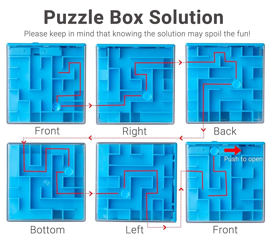 IKeelo Knobel Spardose 2er Set - Geldlabyrinth Puzzlebox Für Kinder