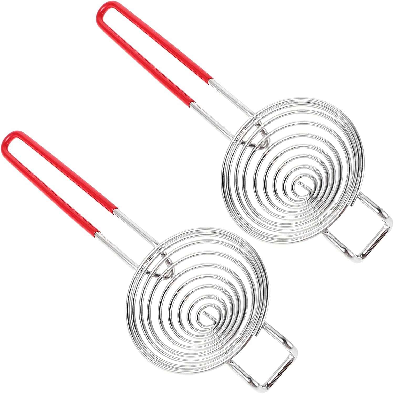 2pcs Mini Egg Yolk And White Separator Stainless Steel Egg Divider Strainer For Household Baking Long Handle Design For Cooking Enthusiasts